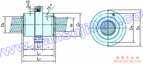 PRSS 对称式单螺母安装尺寸(图3)
