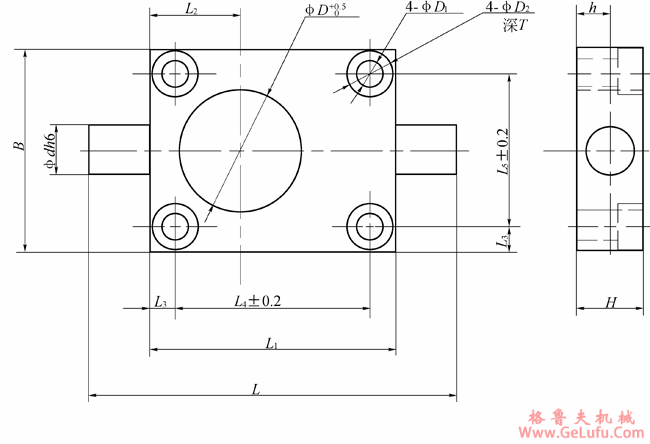 纵向耳轴座（TAL）(图2)