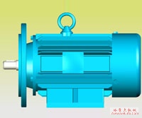 Y系列三相异步电动机3D模型(图4)