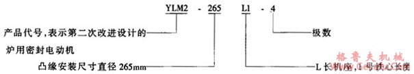 YLM2型炉用密封异步电动机概述及结构简介(图2)