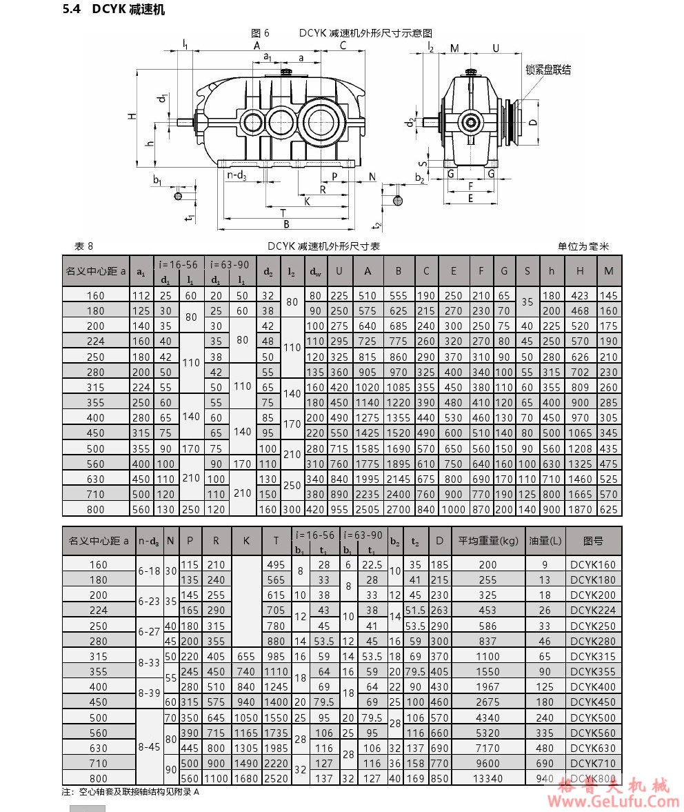 DBYK圆锥圆柱齿轮减速机(图9) DBYK圆锥圆柱齿轮减速机(图9)