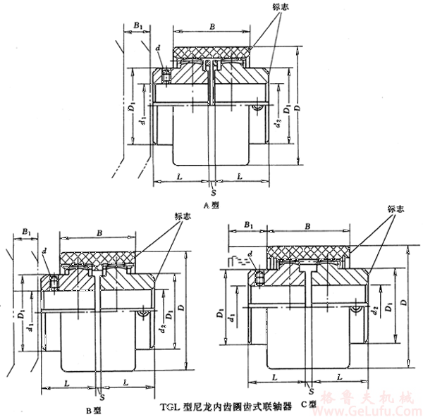 TGL7型鼓形齿联轴器M42(图1)