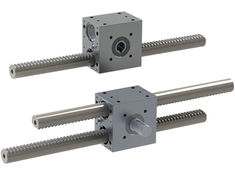 蜗轮升降机如何配导向